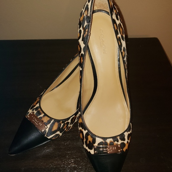 Coach leopard print Pump - Picture 3 of 5